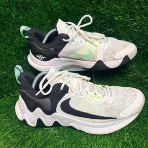 Nike Giannis Immortality 2 White Black Barely Volt Mens Size 12 DM0825-101